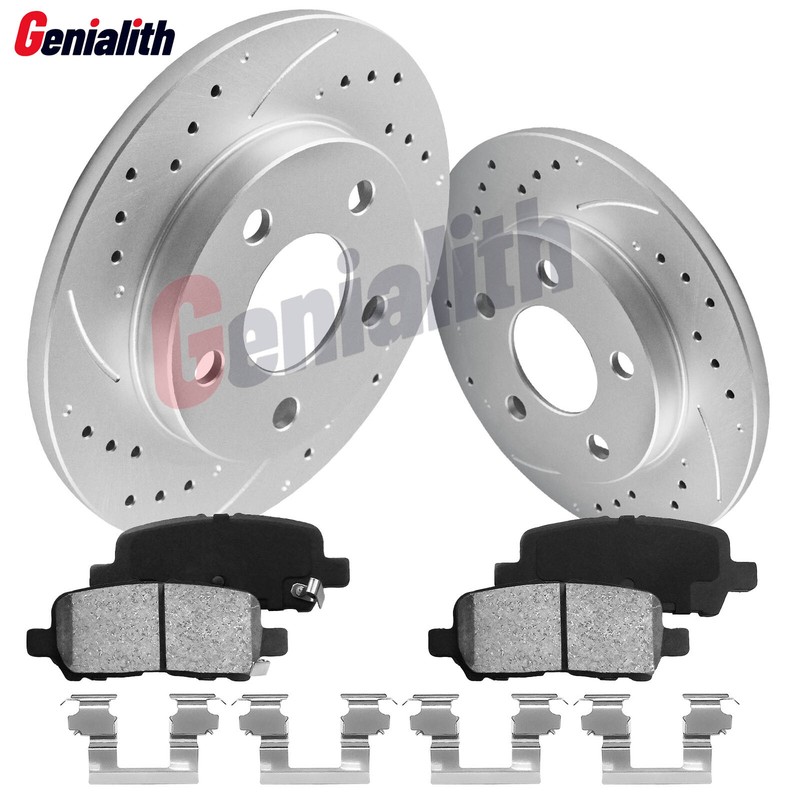 270mm Rear Brake Rotors Ceramic Pads for Chevy Impala Pontiac Grand Prix Allure