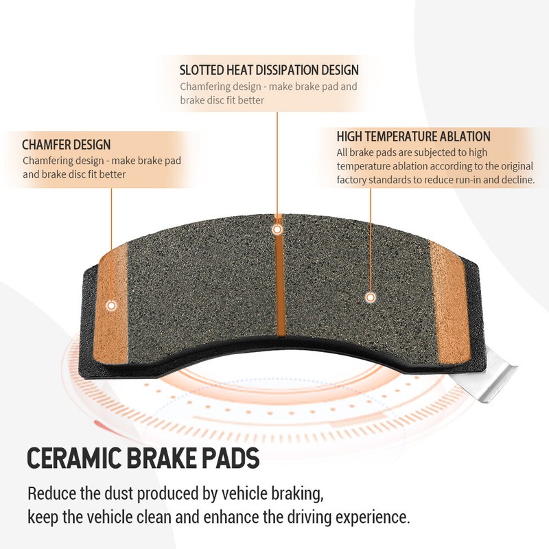 Rear Drilled Rotors Brake Pads for 2005 2006-2019 Nissan Frontier Xterra Equator gallery