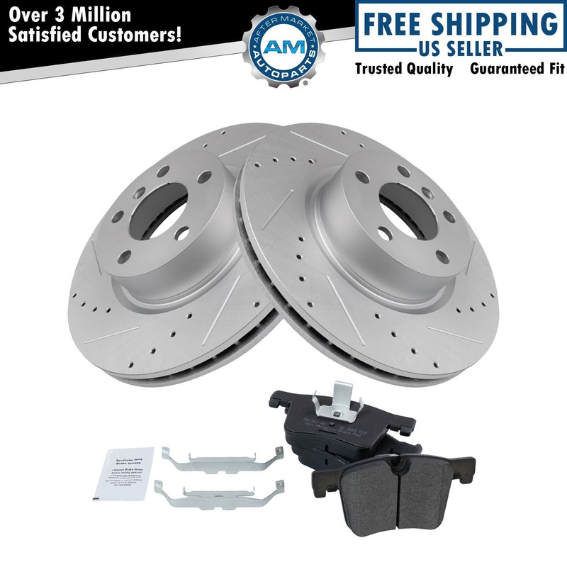 Front Brake Pad & Rotor Kit Fits 2011-2017 BMW X3 2015-2018 X4
