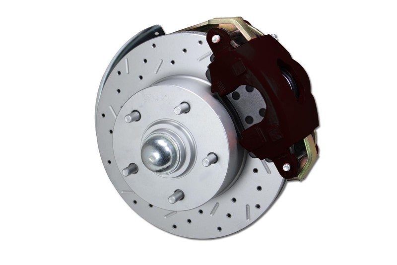 Leed Brakes BFC1002-3A1X Disc Brake Kit Front Conversion Manual Cross-Drilled gallery