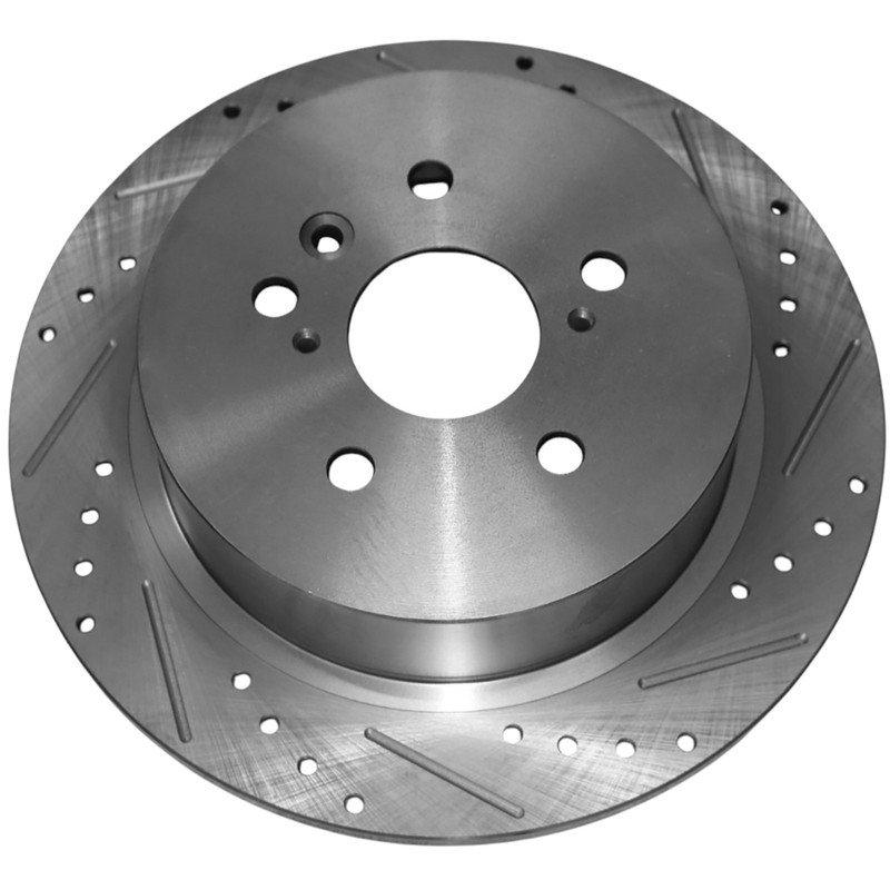 309mm Rear Drilled Brake Rotors for Toyota Highlander 2008-2014 2.7L 3.3L 3.5L gallery