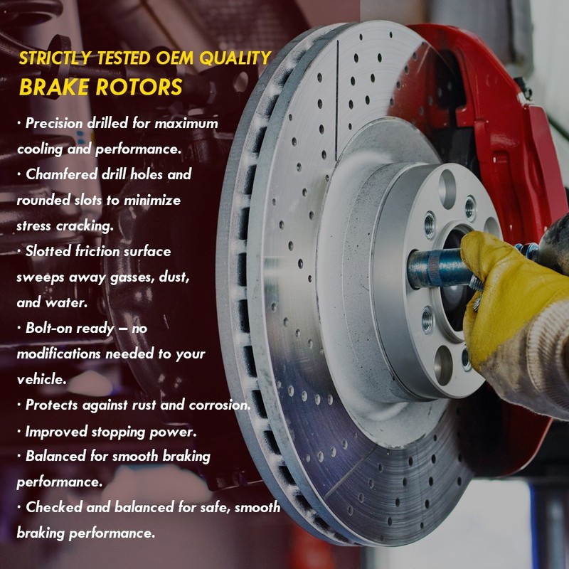 310mm Rear Brake Disc Rotors Ceramic Pads Kit for Volkswagen CC R32 GTI GOLF R gallery