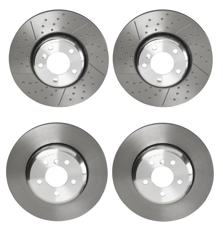 Brembo Front 340mm & Rear 345mm Brake Disc Rotors Kit for BMW F30 F32 M Brakes