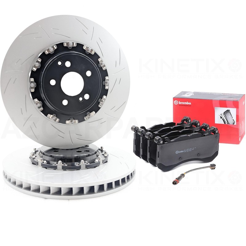 FOR MERCEDES C63 C63S E63 E63S S63 S65 AMG FRONT BRAKE DISCS BREMBO PADS 390mm
