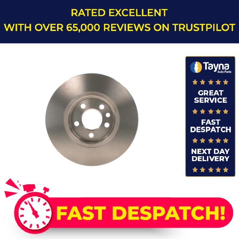2x Brake Discs Pair Vented Front 283.7mm 0986478314 Bosch Set SDB100940 BD257