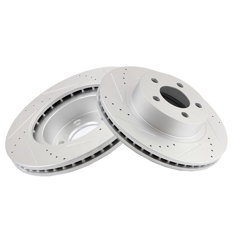 305mm Front Brake Rotors For 2006 Dodge Ram 1500 2003-2008 2500 3500 Slotted
