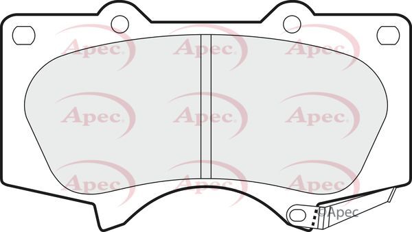 Brake Discs and Pads Set Front FOR TOYOTA HILUX 2.4 2.8 15->ON Diesel Apec gallery