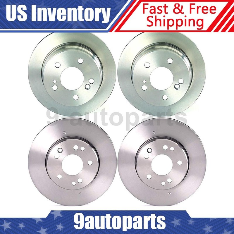Brembo OE Front Rear Disc Brake Rotors for 1986 1987 Mercedes-Benz 190E