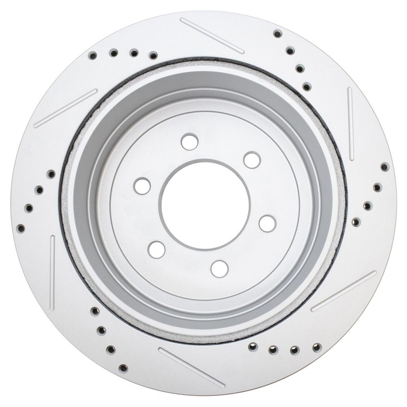 Rotor & Brake Pad Metallic Performance Drilled Slotted Rear Kit w/Chemicals gallery