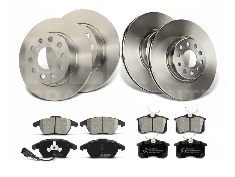 FRONT AND REAR BRAKE DISCS & PADS NEW FOR VW TIGUAN SPORT 2.0 TDI 2008-2011