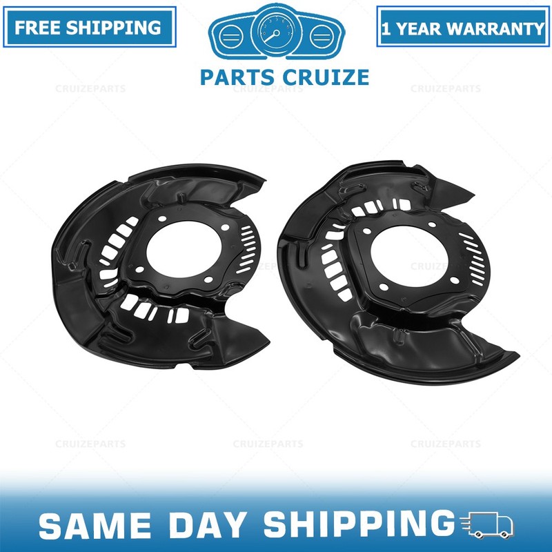 Pair Front Brake Dust Shield Cover Set New For Toyota Tundra 07-21 Sequoia 08-22