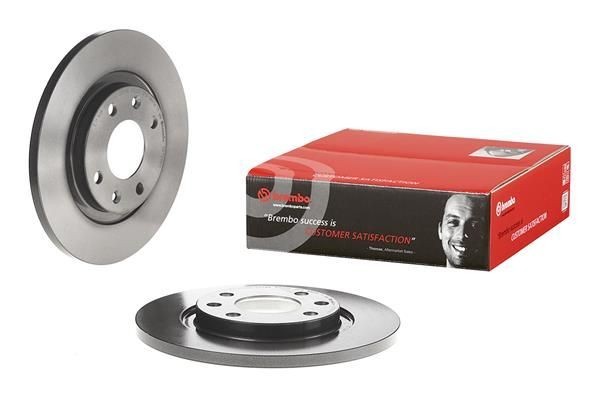 2X Brembo 08.7238.11 Front Solid Brake Discs Fits Peugeot Citroen 301 Berlingo /