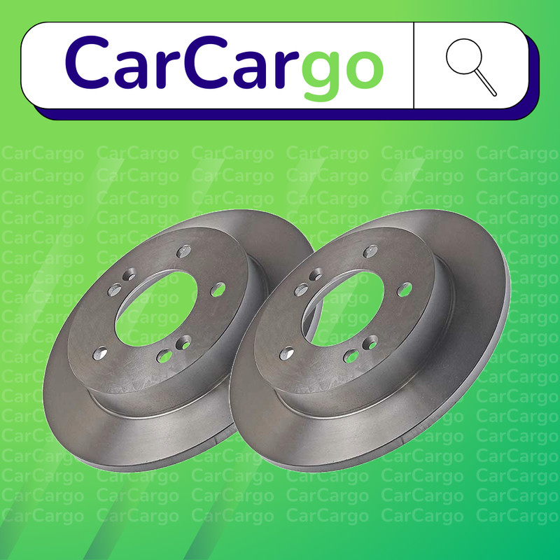 Premium Solid Rear Brake Discs Hyundai ix20 1.6 CRDi 2011-2019 258 mm