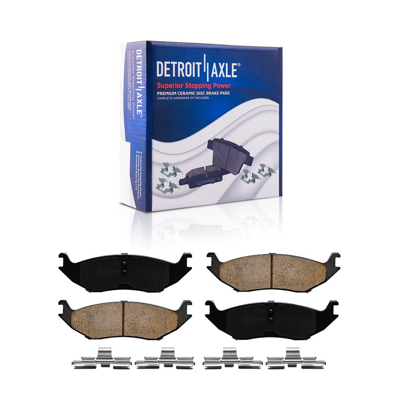 Front & Rear Brake Rotors + Brake Pads for Dodge RAM 1500 Durango Chrysler Aspen gallery