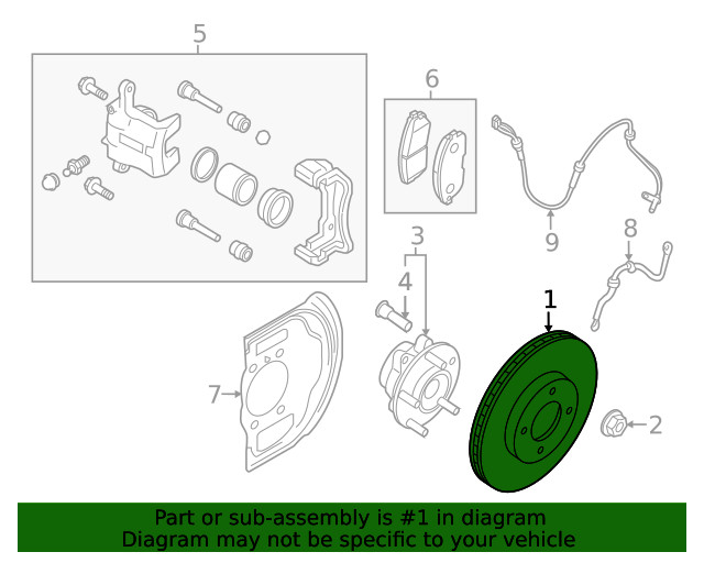Genuine Nissan Rotor Disc Brake Front D0206-4BA0YNW gallery