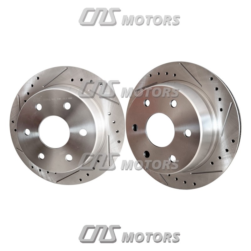 Discos de freno traseros perforados 55084 para Chevrolet Express 1500 2500 Tahoe