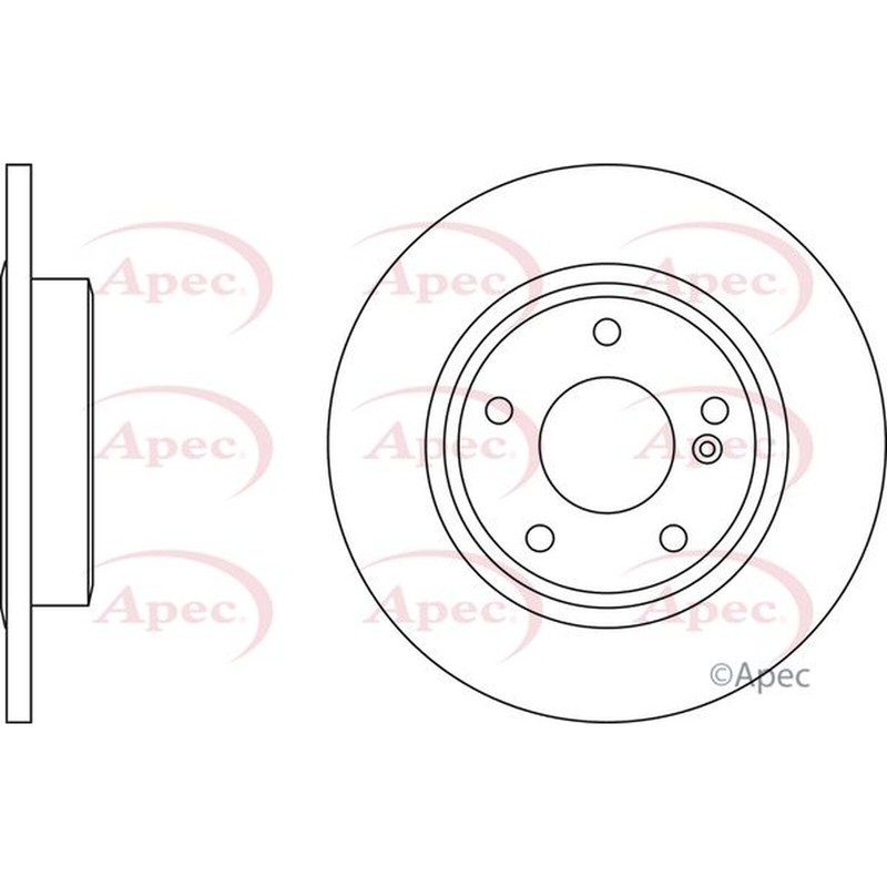 Apec Rear Brake Disc DSK2992 – OE High Quality Precision Engineered Part