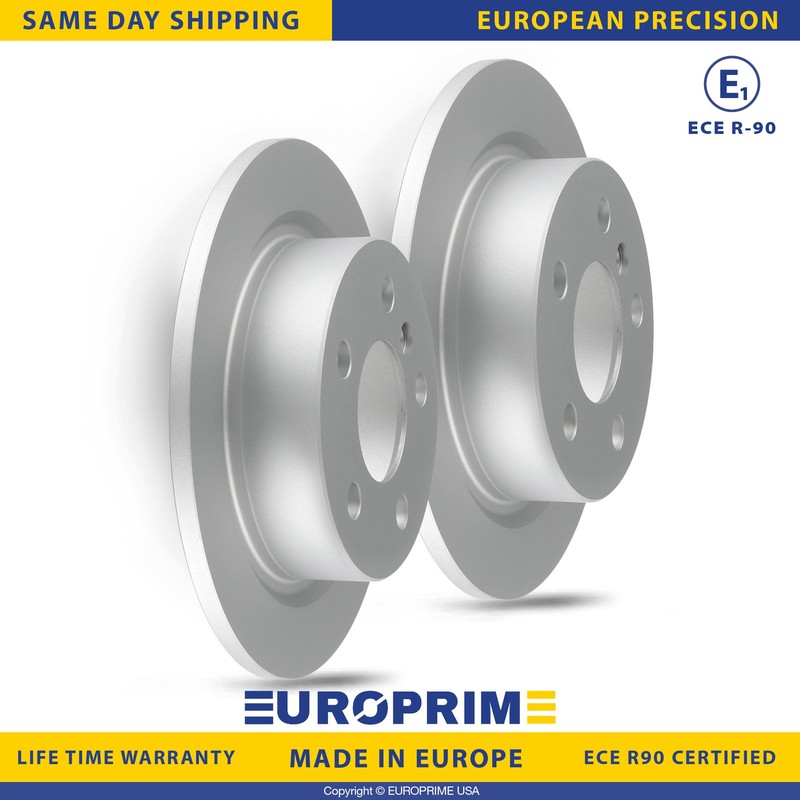10.2 inch Rear Disc Brake Rotors Set for 2014-2024 Mini Cooper Replacement