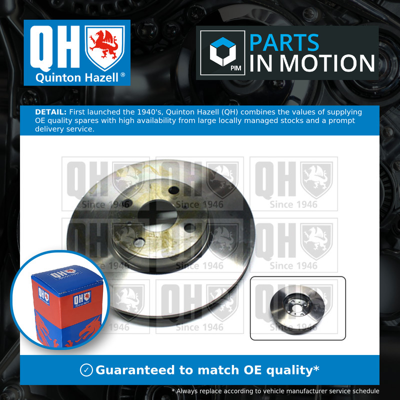 2x Brake Discs Pair Vented fits TOYOTA YARIS NHP130 1.5 Front 2015 on 1NZ-FXE QH