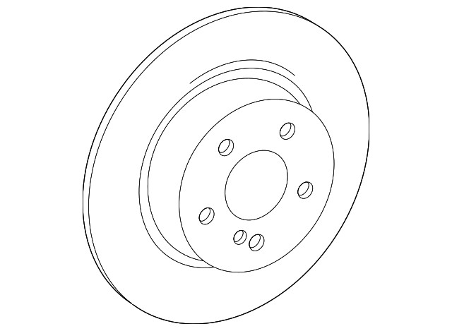 Genuine Mercedes-Benz Rotor 167-423-10-00