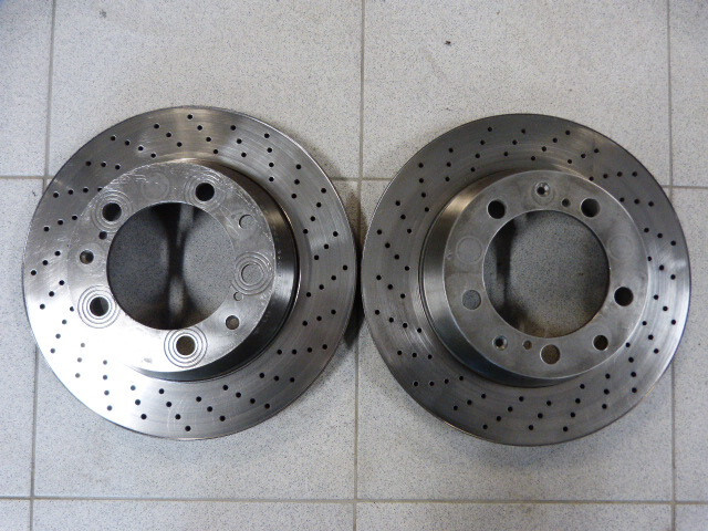 Porsche 911 964 Turbo 965 Rear Axle Brake Disc Left Right Brake Disc
