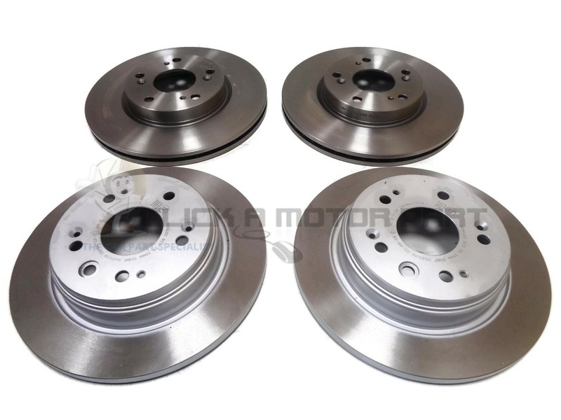 FRONT & REAR BRAKE DISCS SET for HONDA FRV FR-V 1.7 1.8 2.0 2.2 CTDi 2004-2010