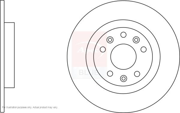 2x APEC Rear Brake Discs For FIAT SCUDO Van 1.5 Multijet 120 (506) 2022- SDK6815 gallery