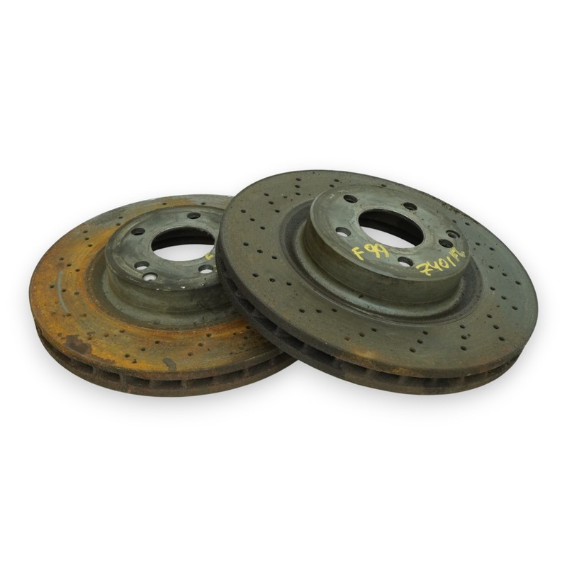 2003-2012 Mercedes Sl500 Sl550 R230 Rotor Brake Disc Drilled Front Left Right gallery
