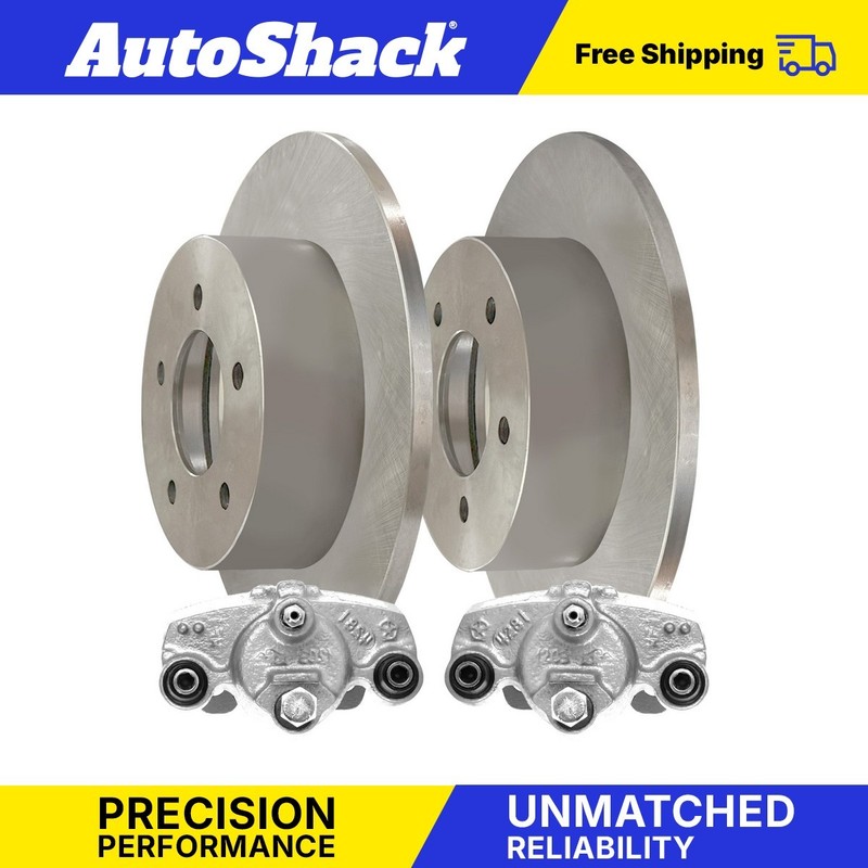 Rear Disc Brake Rotors and Caliper Set for 2000-2007 Dodge Grand Caravan