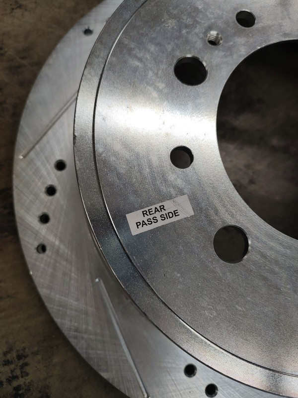 Power Stop JBR1355XR & L Rear Evolution Drilled & Slotted Rotor Pair gallery