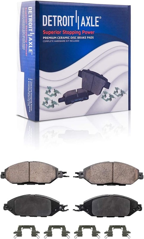 5-Lug Front & Rear Brake Pads Rotors for 2013-2019 Nissan Pathfinder gallery