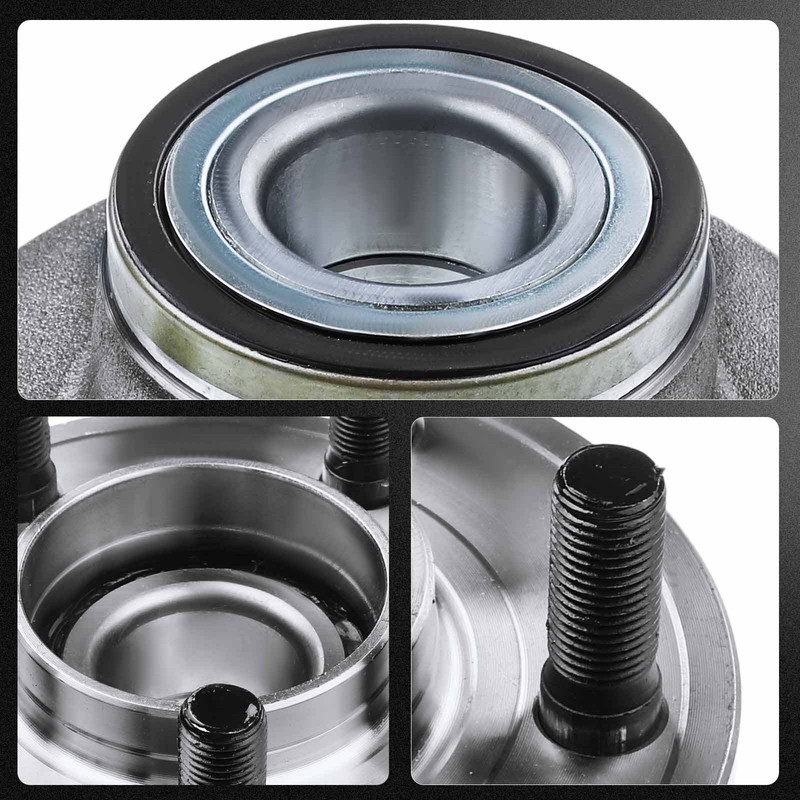 Front & Rear Disc Rotors & Brake Pad + Wheel Hub Bearing for Chrysler 300 15-20 gallery