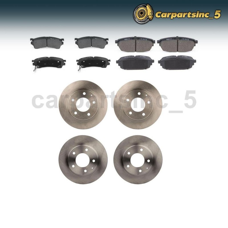 Brake Pad Brake Rotor Front Rear Fits Mazda Protege Mazda Protege5