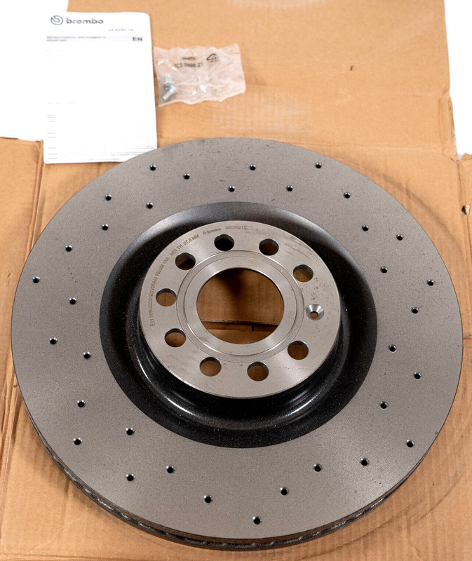 Brembo 09.C892.1X Front Brake Rotor, Audi Seat Skoda VW - OEM# 1K0615301M gallery