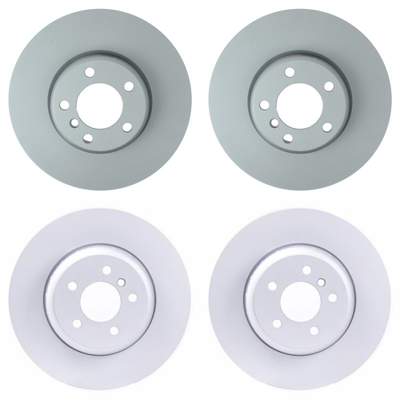 Hella Front 340mm Rear 345mm Brake Rotors Kit For BMW F30 320i xDrive 328i