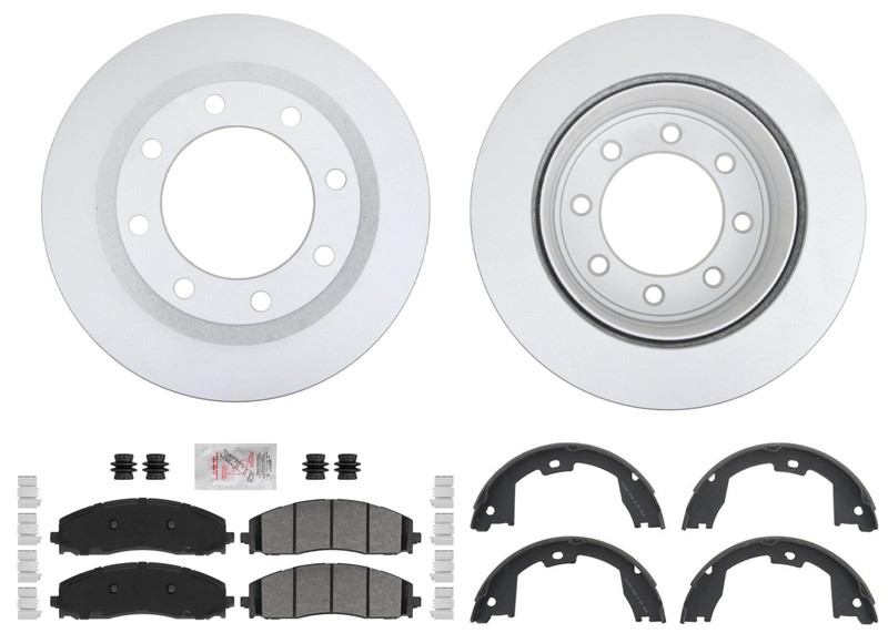 For Ford F250 F350 Super Duty 2023-2025 Disc Brake Rotors Brake Pads & Shoes