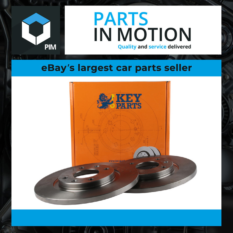 2x Brake Discs Pair Solid fits CITROEN C3 Mk1 1.4 Front 2002 on 266mm Set New