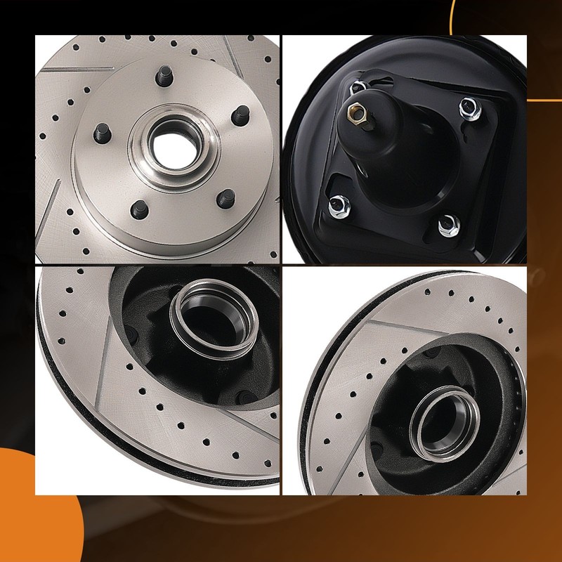 Front Disc Brake Conversion Kit for A-BODY Oldsmobile Vista Cruiser/Cutlass/442 gallery