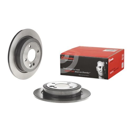 Brembo 08.9163.11 Disc Brake Rotor Rear High Carbon Cast Iron For Mini Cooper