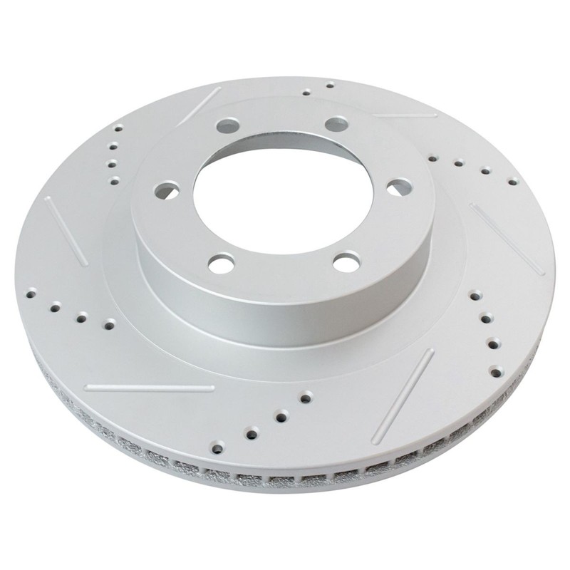 TRQ Front Semi Metallic Brake Pad & Performance Rotor Kit for Toyota Lexus gallery