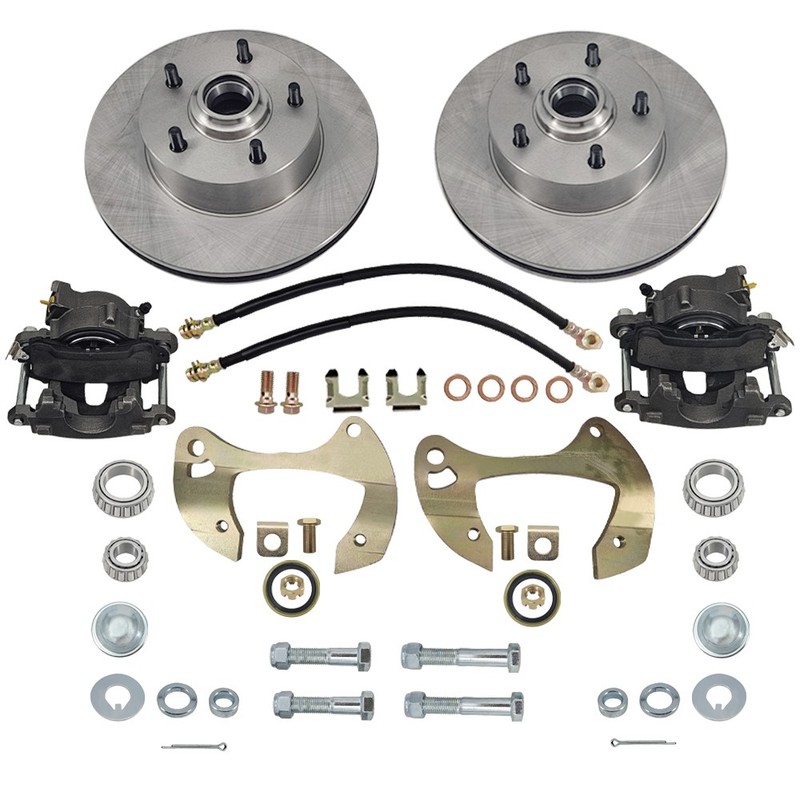 Disc Brake Kit for 55-64 Chevy Full Size Impala Bel Air Car Deluxe, 5 x 4-3/4″