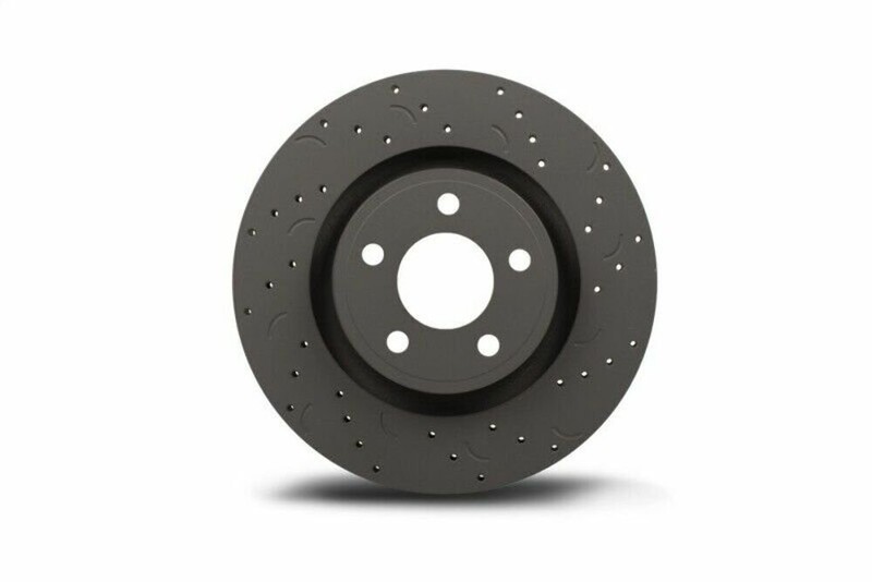 Hawk Performance HTC5046 Talon Cross Drilled And Slotted Brake Rotors gallery