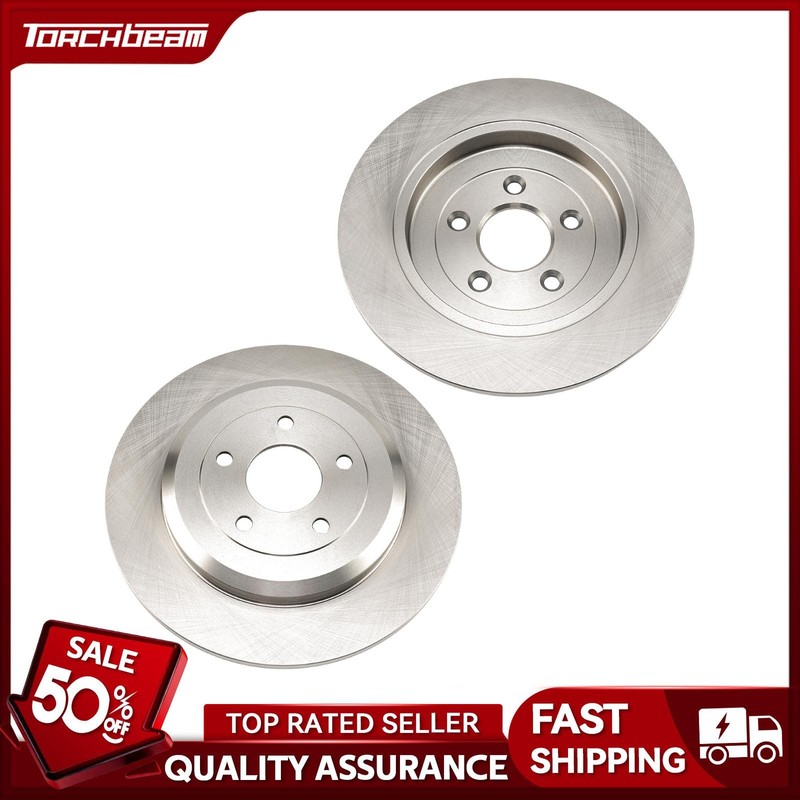 2x Rear Rotors For 2011-2014 Edge 2013-2014 Explorer 2015-2017 Explorer 3.5L