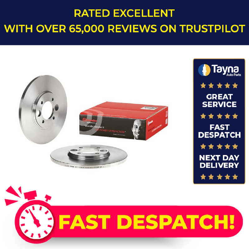 2x Brake Discs Pair Solid fits JAGUAR SOVEREIGN V12 5.3 Rear 85 to 92 264mm Set