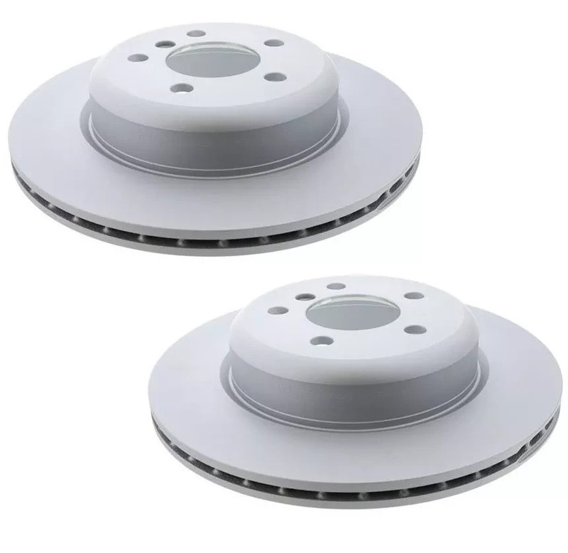 Zimmermann Set of 2 Rear Vented Brake Disc Rotors 330mm for BMW F10 5-Series
