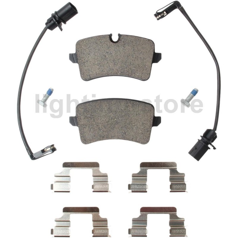 Front Rear Disc Brake Pad Set Disc Brake Rotor 6PCS Brembo for Audi A6 2016~2017 gallery