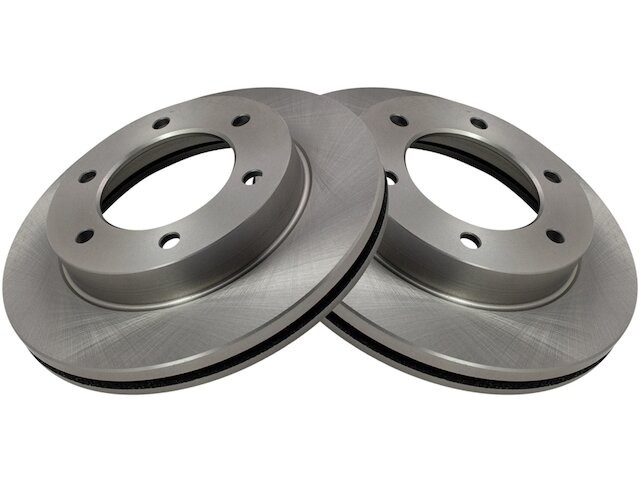 Front TRQ Brake Rotor Set fits Isuzu Rodeo Sport 2002-2003 83KYBB