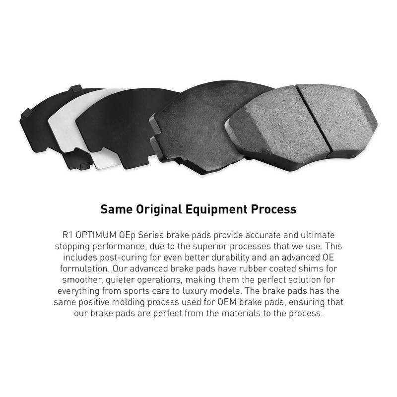 R1 Concepts Wduh2 03072 R1 Brake Rotors Carbon Coated W Optimum Oe Pads gallery
