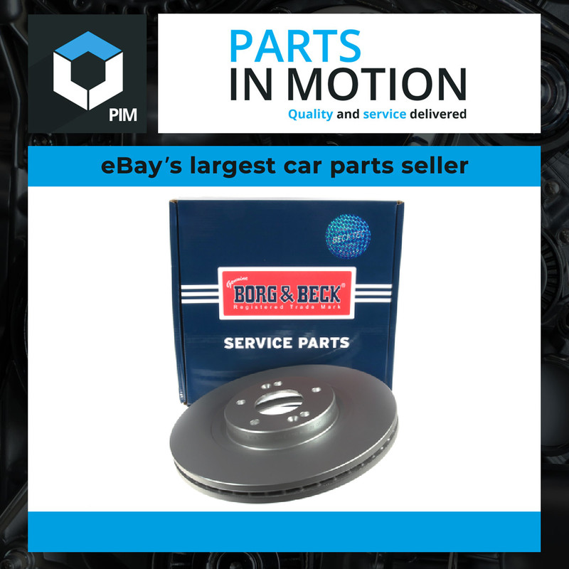 2x Brake Discs Pair Vented Front 321mm BBD6065S Borg & Beck Set 517122B700 New