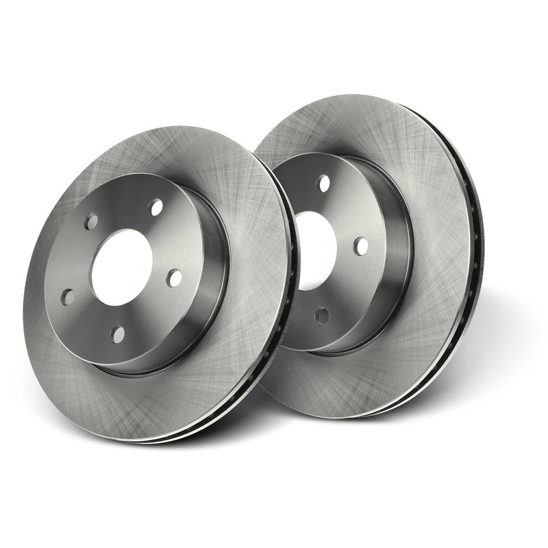 Pair Front Disc Brake Rotors for Jeep Grand Cherokee 1999-2004 4.0L 4.7L Vented gallery